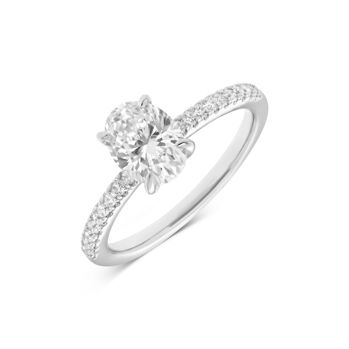 טבעת מוסונייט אובל