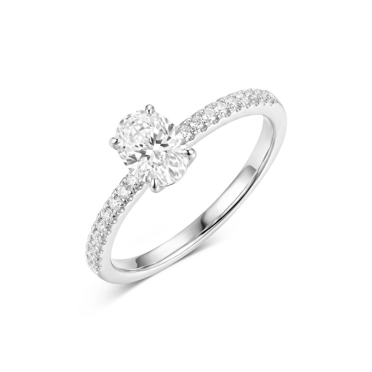 טבעת מוסונייט אובל