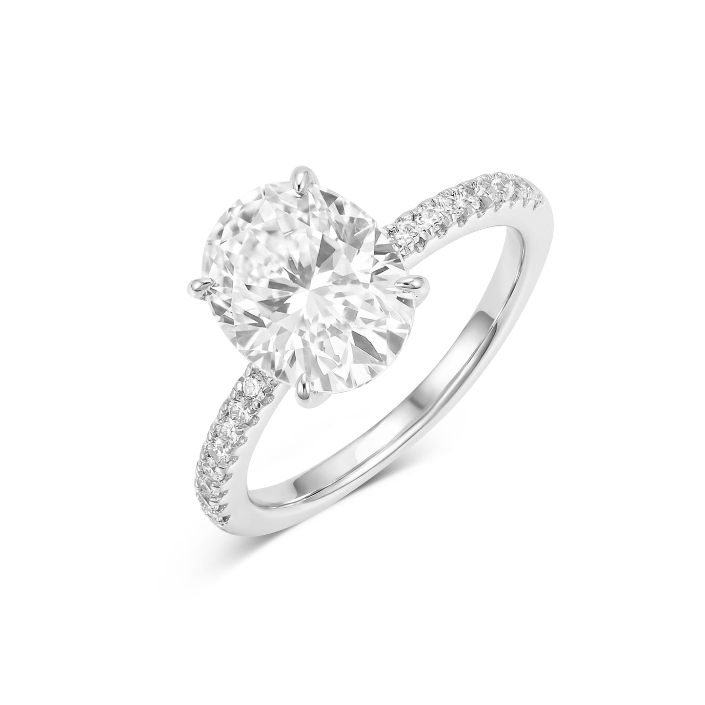 טבעת מוסונייט אובל